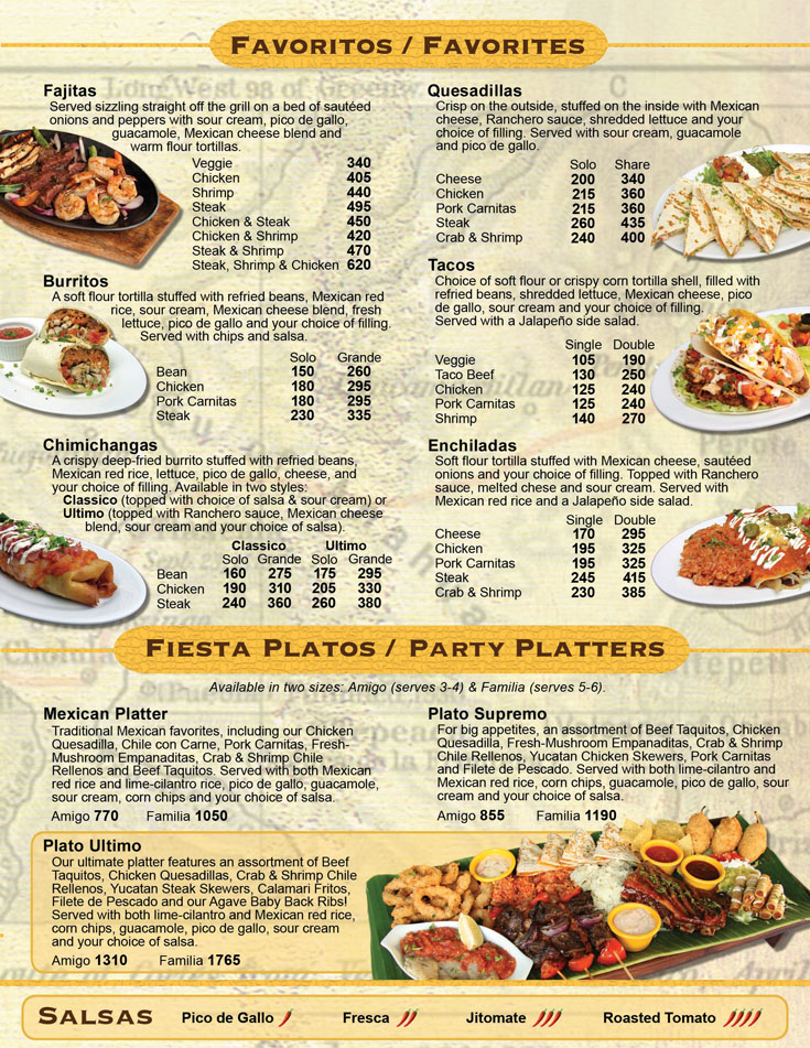 Menu Page 2